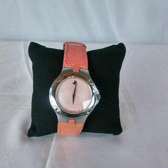 Movado Sports Edition Ladies Watch Sapphire/Lizard